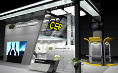 CEP工程機(jī)械配件展會(huì)展臺(tái)設(shè)計(jì)
