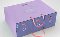 樂媛衛(wèi)生巾套裝禮盒包裝設(shè)計(jì)-可用作收納盒二次再利用包裝設(shè)計(jì)