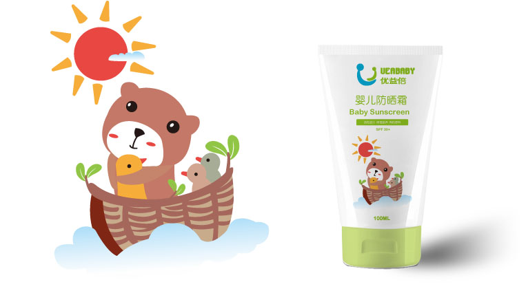 UEABABY優(yōu)益倍嬰兒護膚品包裝設(shè)計-上海嬰童包裝設(shè)計公司9