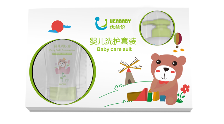 優(yōu)益倍嬰兒護膚品包裝設(shè)計與套裝禮盒包裝設(shè)計