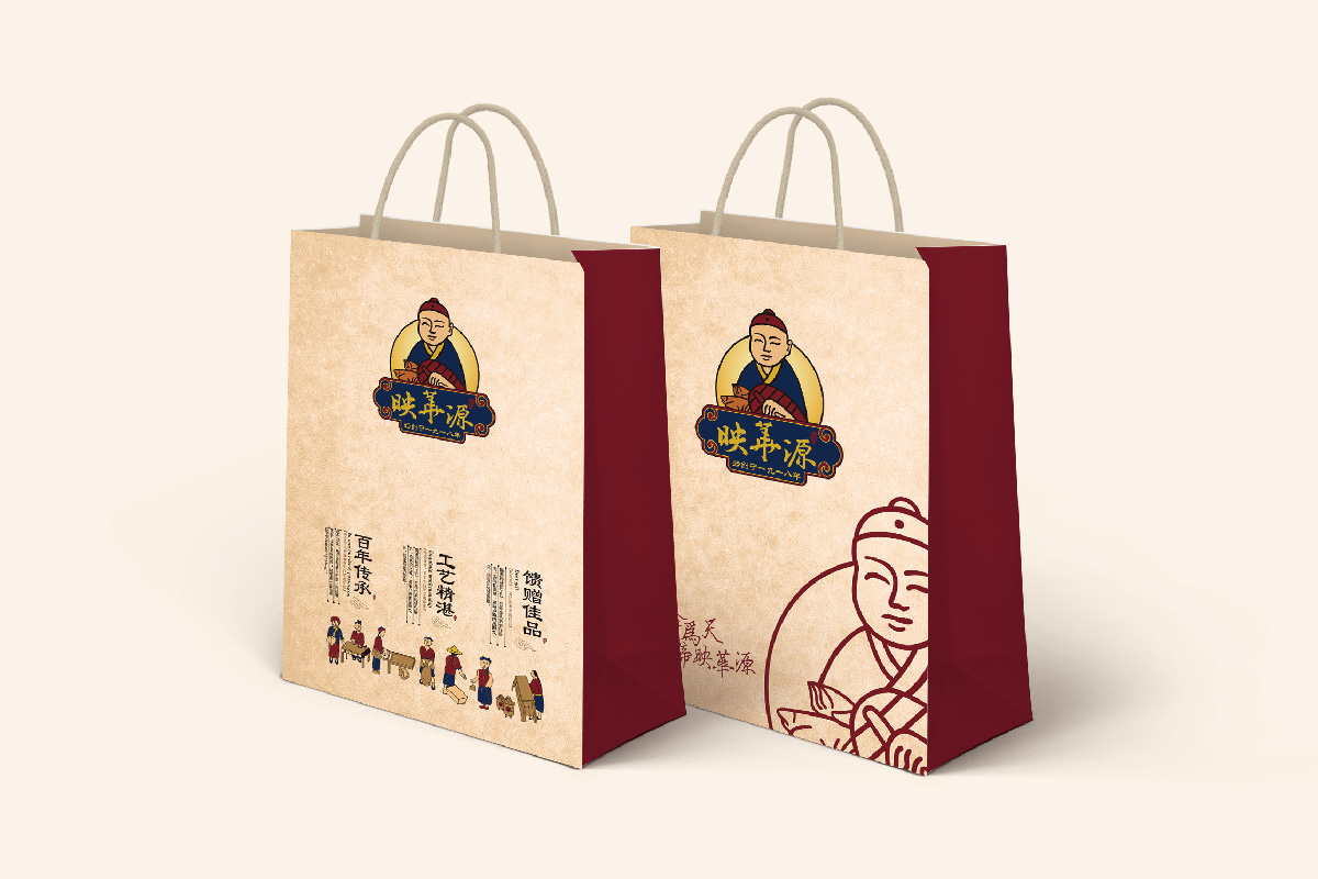 大連映華源食品餐飲公司logo設(shè)計品牌VI設(shè)計