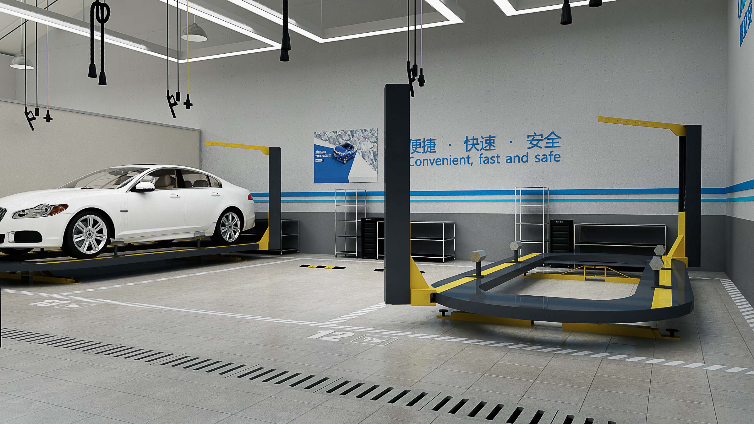 捷立安汽車維修連鎖店空間SI設計