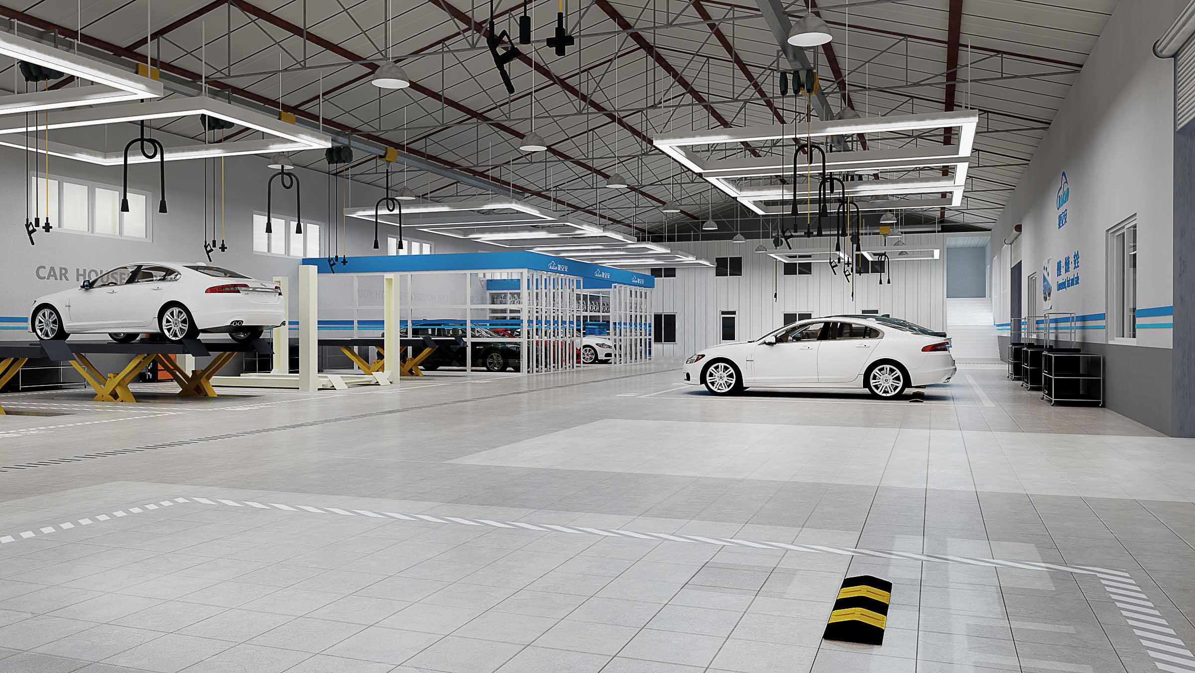 捷立安汽車維修連鎖店空間SI設計