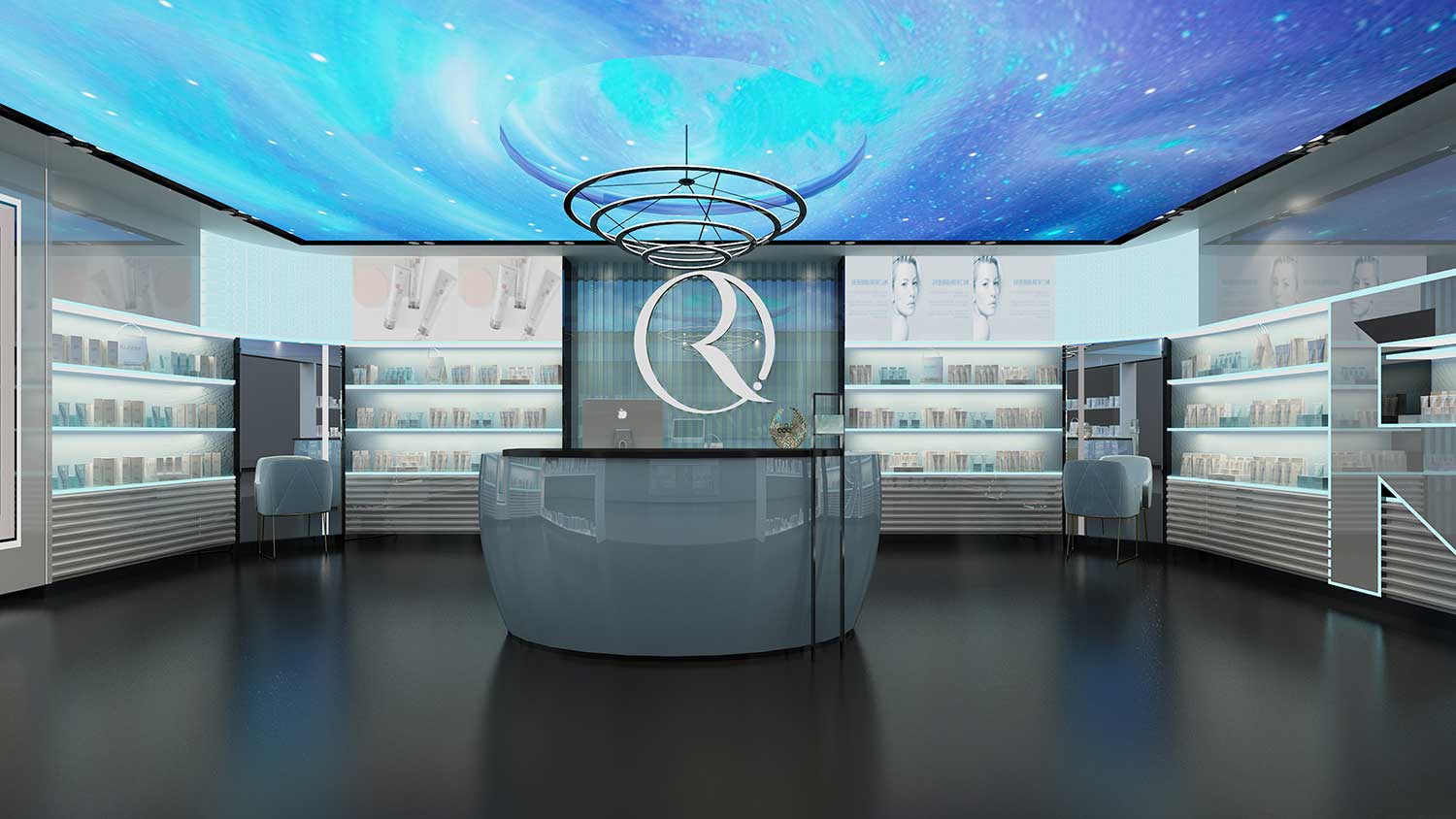 RFANNA瑞梵納化妝品專賣店空間設計