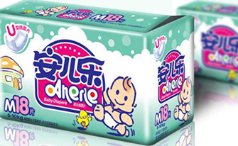 安兒樂嬰兒紙尿褲包裝設(shè)計(jì)-上海嬰兒產(chǎn)品包裝設(shè)計(jì)公司