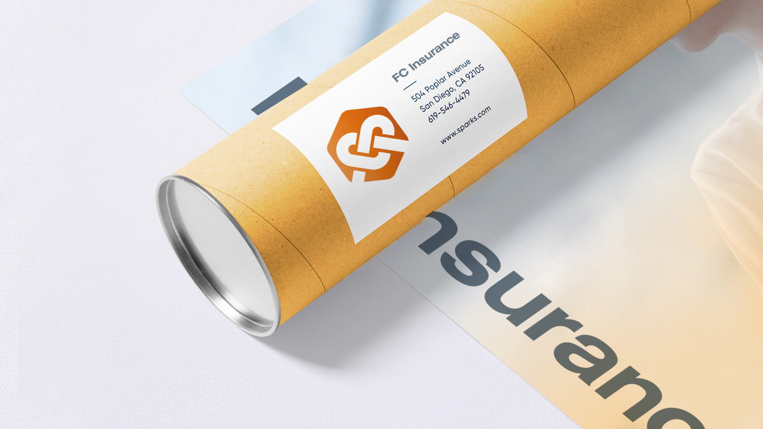 FC Insurance 保險(xiǎn)logo設(shè)計(jì)vi設(shè)計(jì)提案