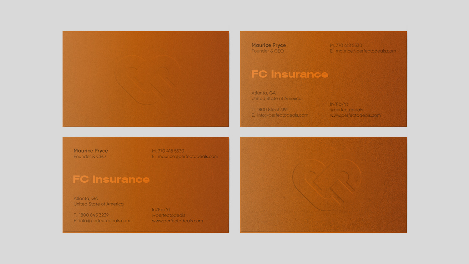 FC Insurance 保險(xiǎn)logo設(shè)計(jì)vi設(shè)計(jì)提案