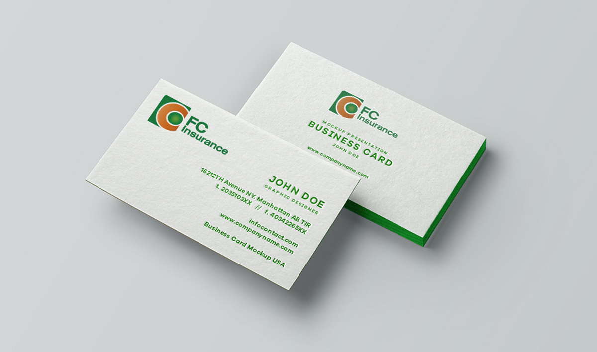 FC Insurance 保險(xiǎn)logo設(shè)計(jì)vi設(shè)計(jì)提案