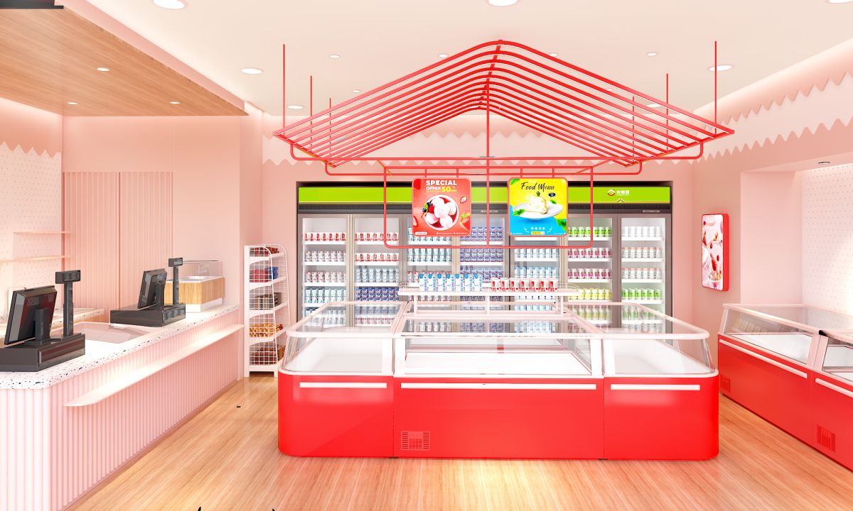 吉雪屋冷凍食品便利店連鎖店鋪空間設(shè)計(jì)