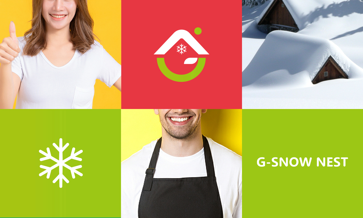 吉雪屋冷凍食品便利店品牌命名設(shè)計(jì)-logo,vi